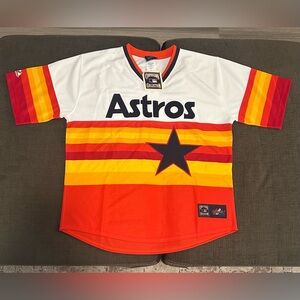 Majestic Authentic Houston Astros Jose Cruz #25 Retro Throwback Jersey Men’s L
